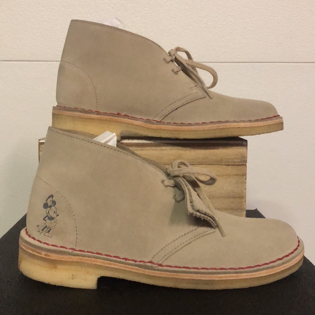 Limited Edition Clarks Originals / Disney/Mickey Mouse Collaboration Desert Boot